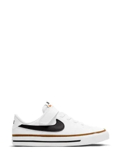 Wit/zwart - Nike Junior Court Legacy sneakers