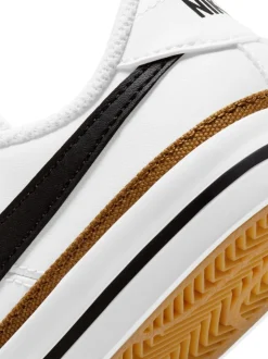 Wit/zwart - Nike Junior Court Legacy sneakers