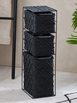 Woven Slim Storage Drawers
