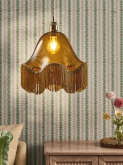 Wroxton Fringed Easy Fit Ceiling Light Shade