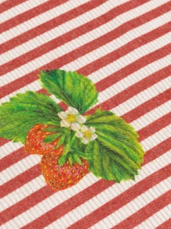 Wylder Strawberry Strepen 180x35cm Tafelloper