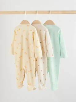 Yellow Easter Character - 3 Pack Baby slaappakken (0mnd-2jr)