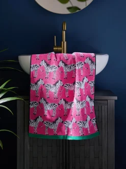 Zebra 100% katoenen handdoeken