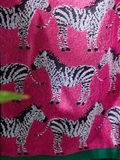 Zebra 100% katoenen handdoeken