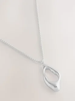 Zilverkleurig - Long Pendant Necklace