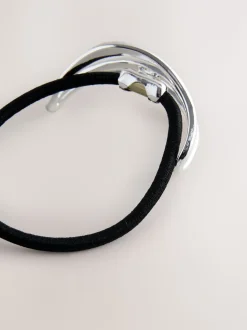 Zilverkleurig - Metal Hair Bobble
