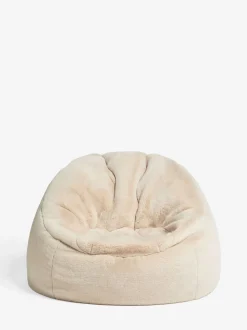 Zitzakstoel van imitatiebont