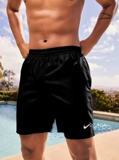 Zwart - 7 inch - Nike Essential volley-zwemshort
