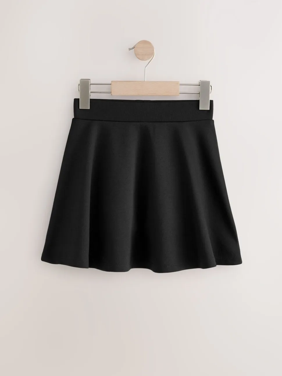 Zwart - 2 Pack Pull-On Skort met jersey stretchy (3-17jr)