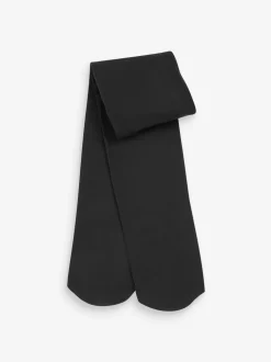 Zwart - 2 Schoolpanty's van 100 denier