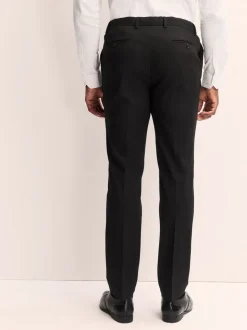 Zwart - Aansluitend - Elasticated Waist Motionflex Stretch Smart Trousers