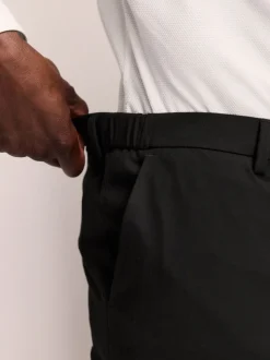 Zwart - Aansluitend - Elasticated Waist Motionflex Stretch Smart Trousers