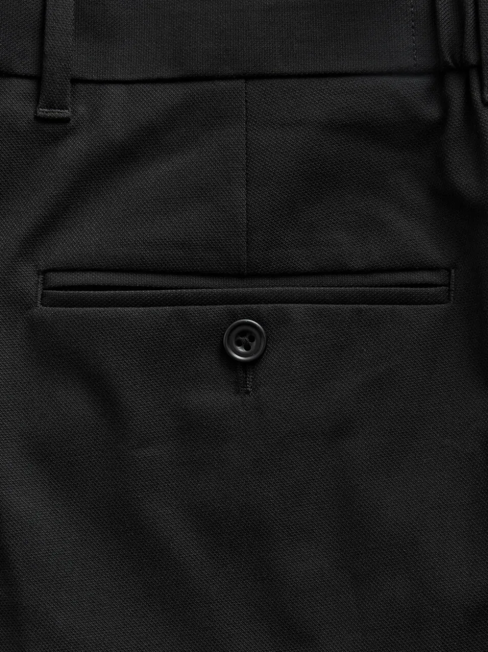 Zwart - Aansluitend - Elasticated Waist Motionflex Stretch Smart Trousers
