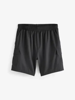 Zwart - Active cargo gym trainingshorts