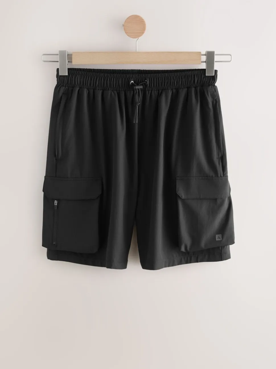 Zwart - Active cargo gym trainingshorts