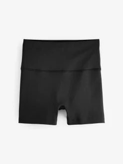 Zwart - Active fietsbroek met kortere lengte