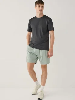 Zwart - Active Gym T-shirt met textuur