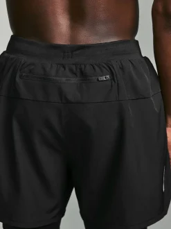 Zwart - Active 2-in-1 shorts