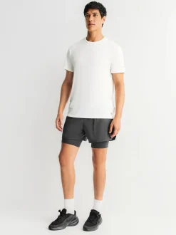 Zwart - Active 2-In-1 Shorts 2 Pack