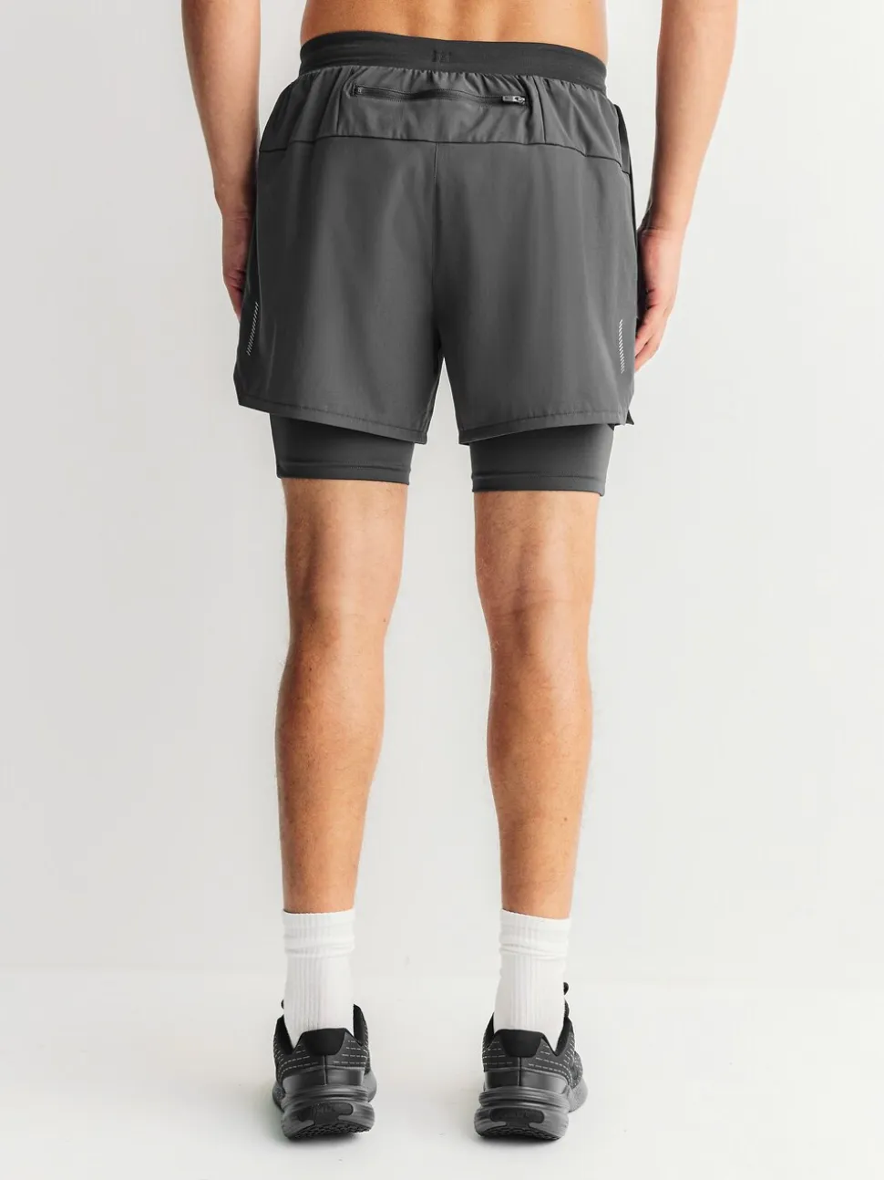 Zwart - Active 2-In-1 Shorts 2 Pack