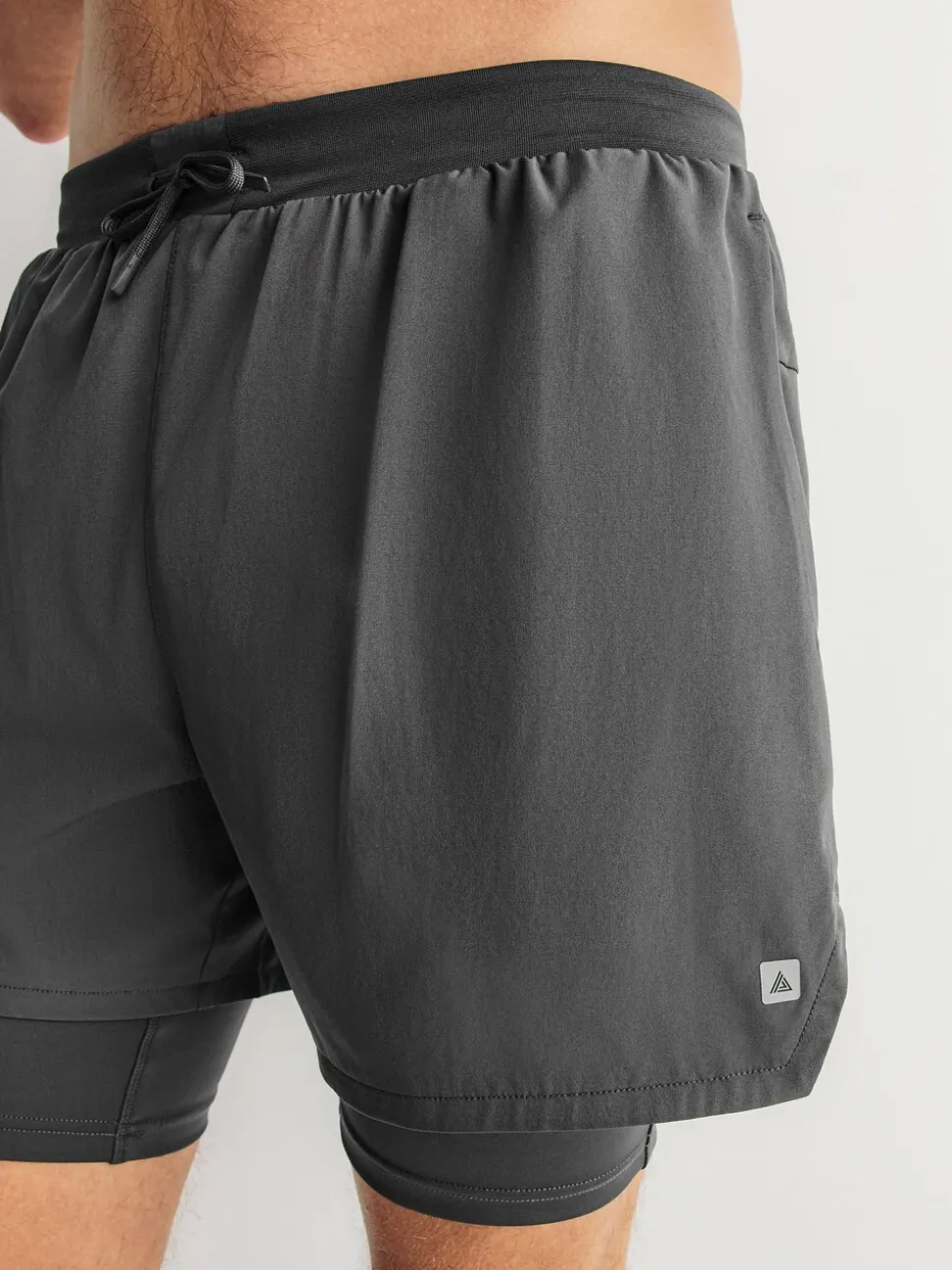 Zwart - Active 2-In-1 Shorts 2 Pack