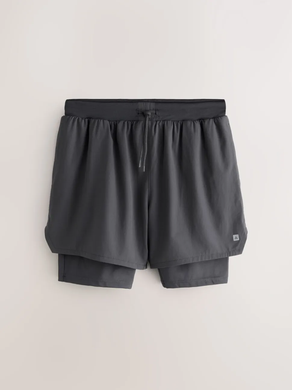 Zwart - Active 2-In-1 Shorts 2 Pack