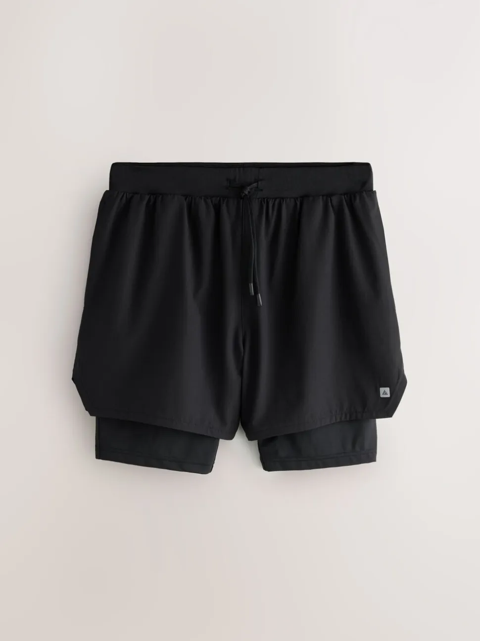 Zwart - Active 2-In-1 Shorts 2 Pack