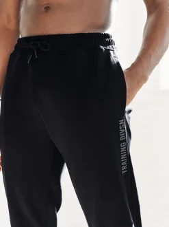 Zwart - Active Training Division Slim Fit Joggers