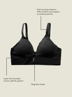 Zwart - Adaptive Animal Jaquard Bralette