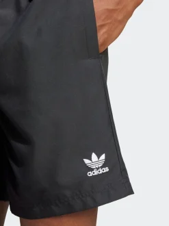 Zwart - adidas Adic 8 Inch zwembroek