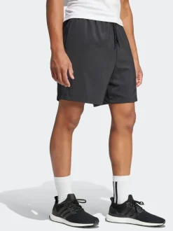 Zwart - adidas Essentials Linear Logo Shorts