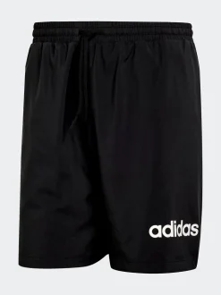 Zwart - adidas Essentials Linear Logo Shorts