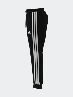Zwart - adidas Essentials fleece joggingbroek met 3 strepen