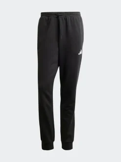 Zwart - adidas Essentials Feelcozy fleece joggingbroek