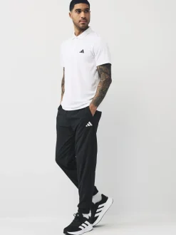 Zwart - adidas Essentials Small Logo Stanford Joggers