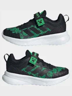 Zwart - adidas Minecraft Forarun 4.0 Kids Trainers