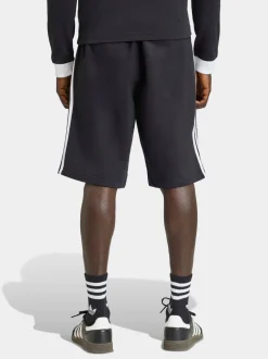Zwart - adidas Originals shorts met 3 strepen