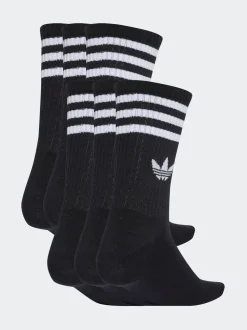 Zwart - adidas Originals set van 6 paar sportsokken