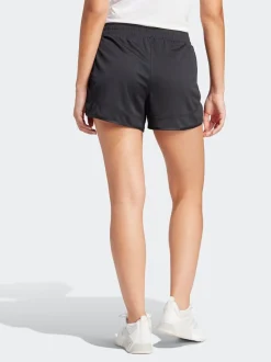 Zwart - adidas Pacer gebreide hoge trainingsshorts