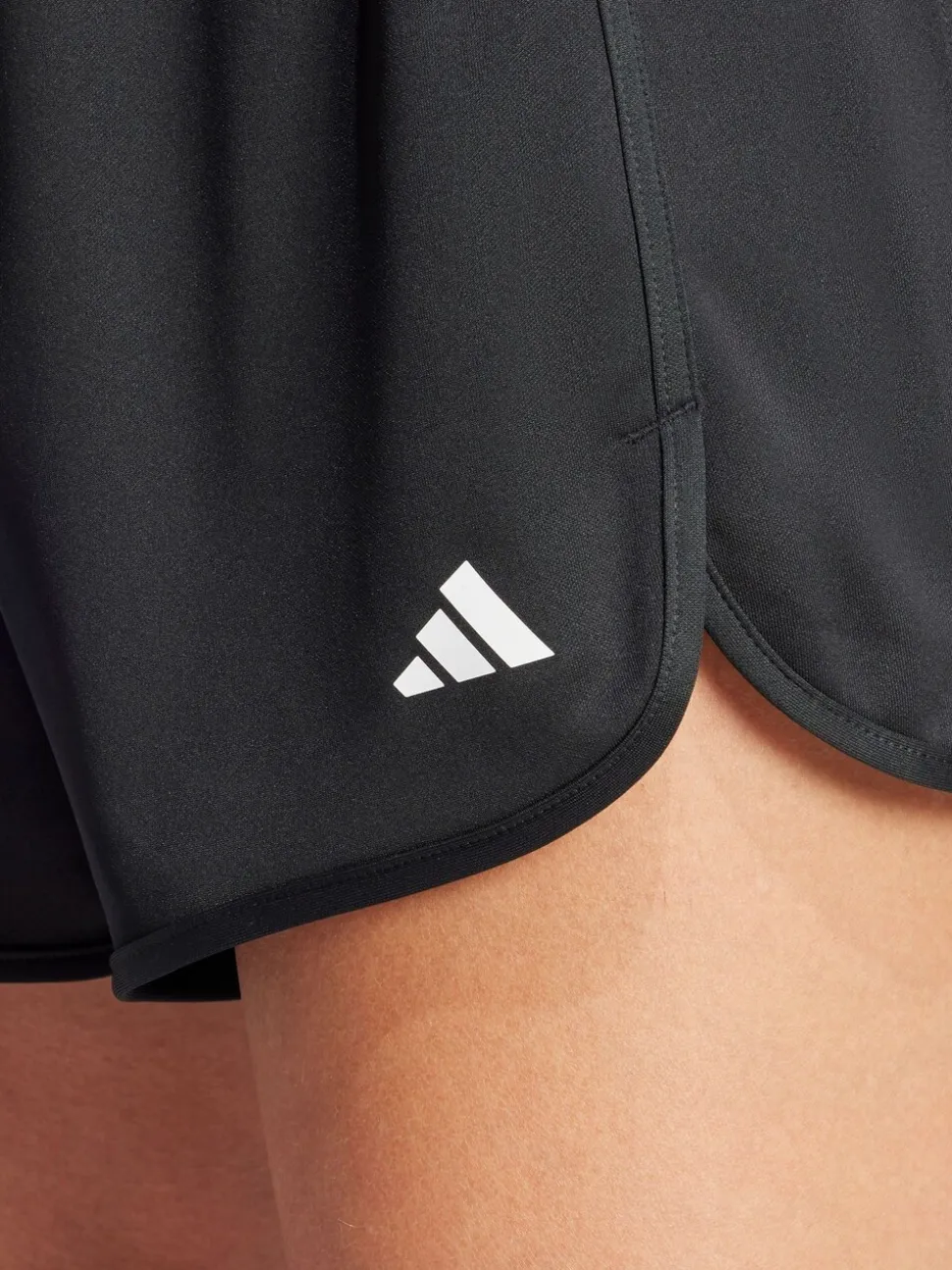 Zwart - adidas Pacer gebreide hoge trainingsshorts