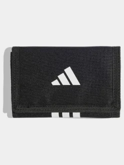 Zwart - adidas portemonnee met 3 strepen