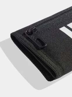 Zwart - adidas portemonnee met 3 strepen