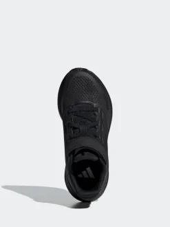 Zwart - adidas Runfalcon 5 kindersneakers met elastische veters