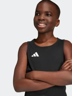 Zwart - adidas Team Kids Tanktop