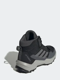Zwart - adidas Terrex Ax4r Mid wandelschoenen voor kinderen