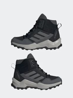 Zwart - adidas Terrex Ax4r Mid wandelschoenen voor kinderen