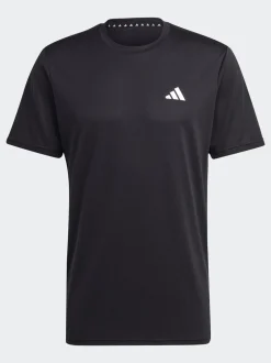 Zwart - adidas Train Essentials trainingsshirt
