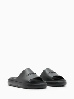 Zwart - Allsaints - Dune slippers