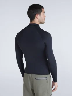 Zwart - Animal Sonny sneldrogend surfhemd met logo voor heren