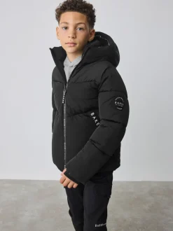 Zwart - Baker by Ted Baker Regenbestendig Gevoerd jack